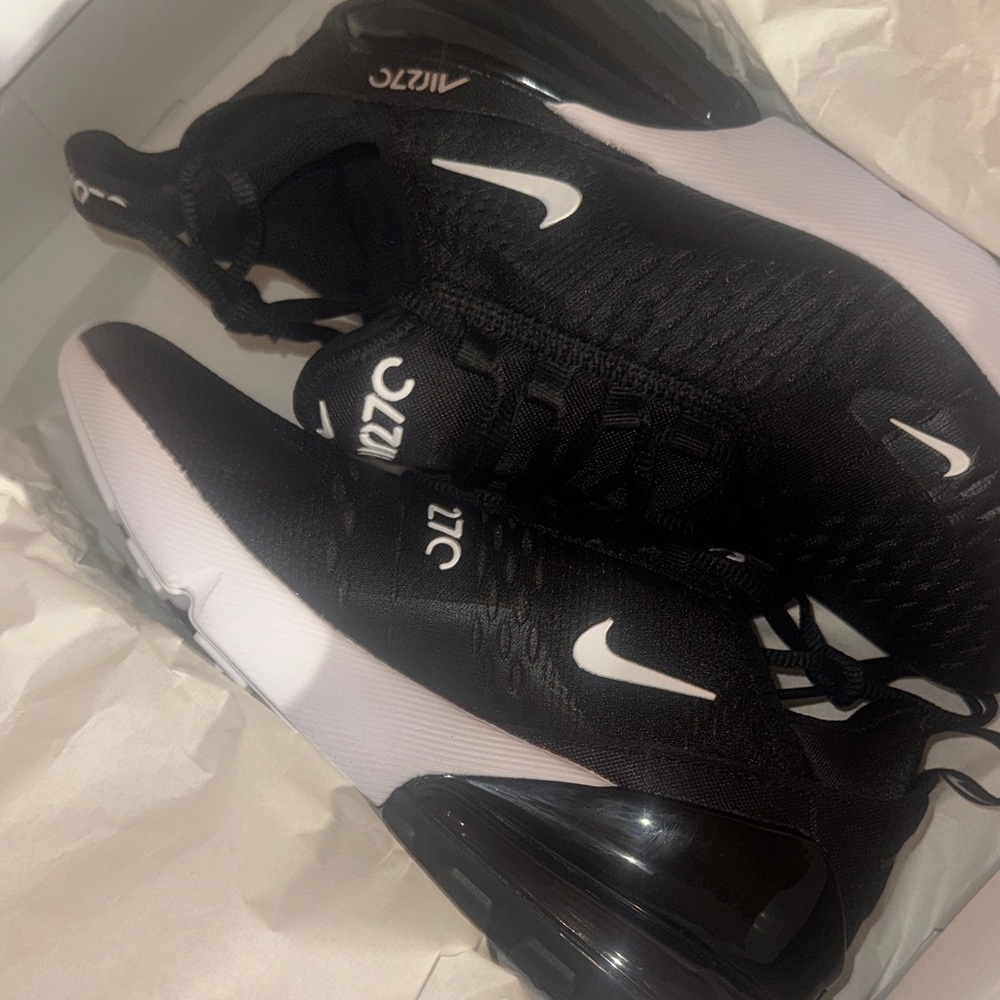 Nike Air Max 270 Black and White Shoes
